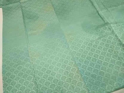 平和屋着物■上質な小紋　片輪車青海波地紋　暈し染め　正絹　逸品　DABG7813ya