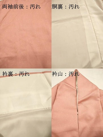 平和屋着物■訪問着　駒刺繍　舞蝶文　暈し染め　金糸　正絹　逸品　DABG7815ya