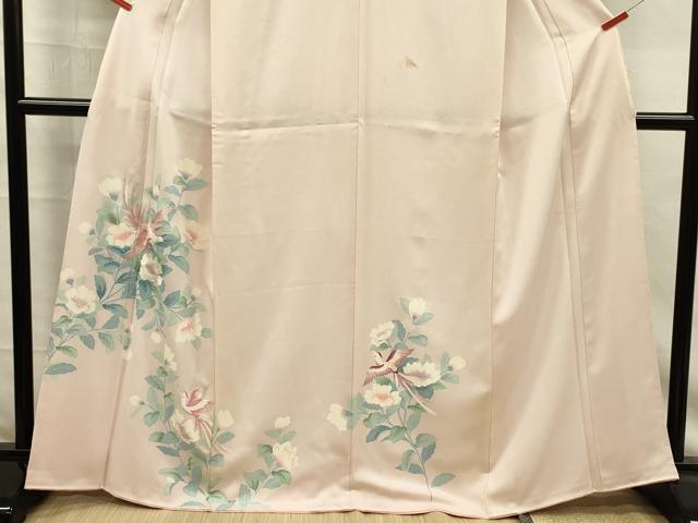 平和屋着物■訪問着　友禅　刺繍　鳳凰花文　金糸　正絹　逸品　DABG7820ya