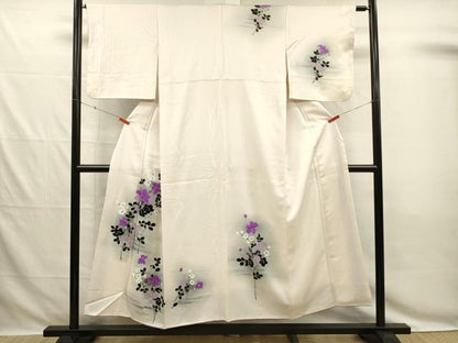 平和屋着物■訪問着　草花文　暈し染め　正絹　逸品　DABG7825ya