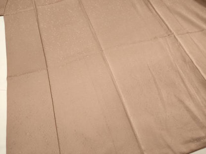 平和屋着物■上質な色無地　箔散らし地紋　焦香色　高島屋扱い　正絹　逸品　DABG7835ya