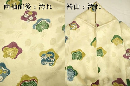 平和屋着物■訪問着　舞花文　正絹　逸品　DABG7842ya
