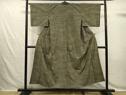 平和屋着物■上質な紬　霞文　正絹　逸品　未使用　DABG7849ya