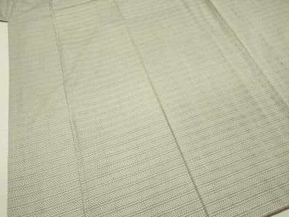平和屋着物■上質な紬　横段文　正絹　逸品　DABG7852ya