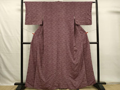 平和屋着物■江戸小紋　蜀江風景花文　正絹　逸品　DABG7862ya