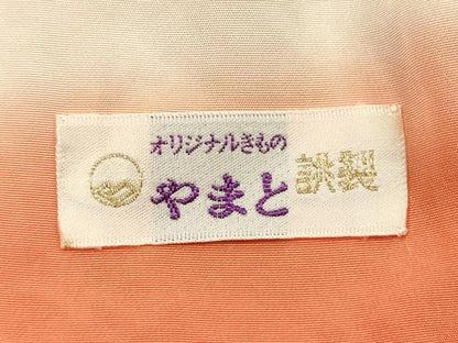 平和屋着物■上質な小紋　総絞り　菱繋ぎ　やまと誂製　正絹　逸品　DABG7888ya