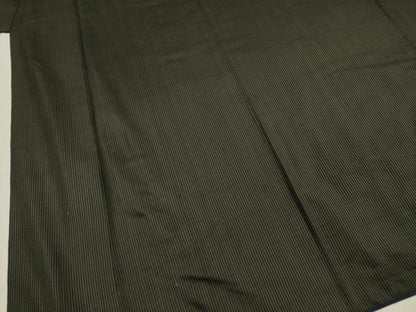 平和屋着物■男性　お召　縞　正絹　逸品　DABG7934ya