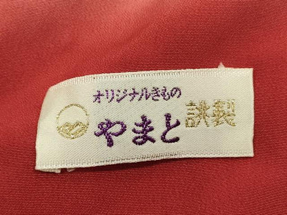 平和屋着物■上質な小紋　総絞り　麻の葉文様　やまと誂製　正絹　逸品　DABG7947ya