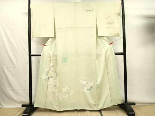 平和屋着物■訪問着　刺繍　飾花文　金彩　やまと誂製　正絹　逸品　DABG7965ya