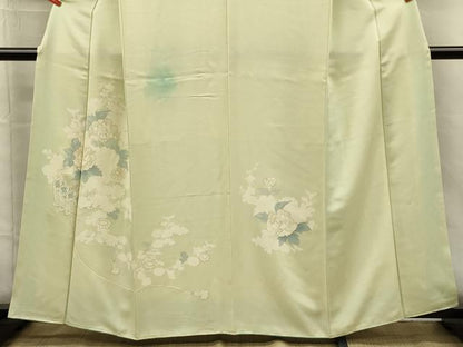 平和屋着物■訪問着　刺繍　飾花文　金彩　やまと誂製　正絹　逸品　DABG7965ya
