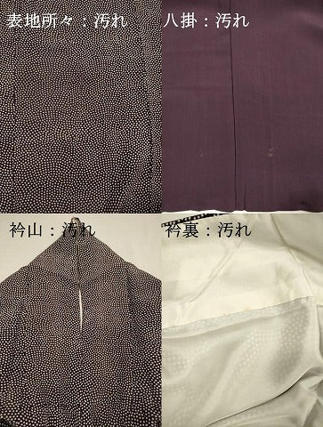 平和屋着物■上質な小紋　霰文　正絹　逸品　DABG7973ya