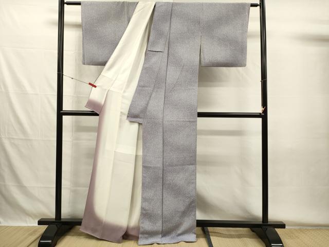 平和屋着物■上質な小紋　霞文　暈し染め　正絹　逸品　DABG7981ya