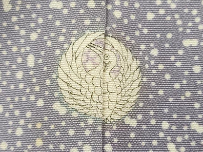 平和屋着物■上質な小紋　霞文　暈し染め　正絹　逸品　DABG7981ya