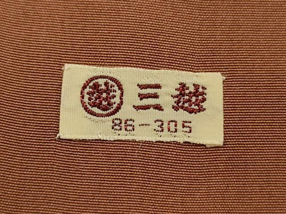 平和屋着物■上質な小紋　霞草花文　三越扱い　正絹　逸品　DABG8000ya
