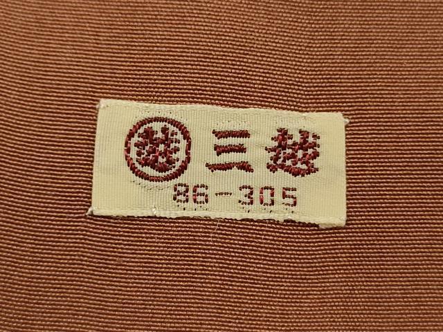平和屋着物■上質な小紋　霞草花文　三越扱い　正絹　逸品　DABG8000ya