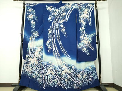 平和屋着物●豪華振袖　作家物　絞り　辻が花　暈し染め　正絹　逸品　DABG8204ps