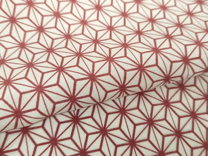平和屋着物●上質な長襦袢　無双仕立て　麻の葉文様　三越扱い　正絹　逸品　未使用　DABG8207ps