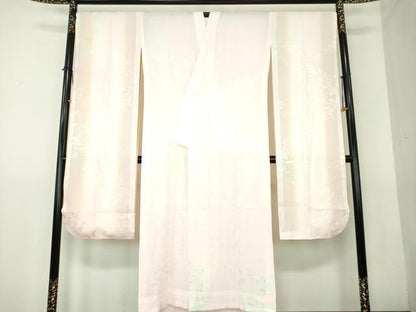 平和屋着物●振袖用長襦袢　無双仕立て　辻が花地紋　暈し染め　正絹　逸品　未使用　DABG8209ps