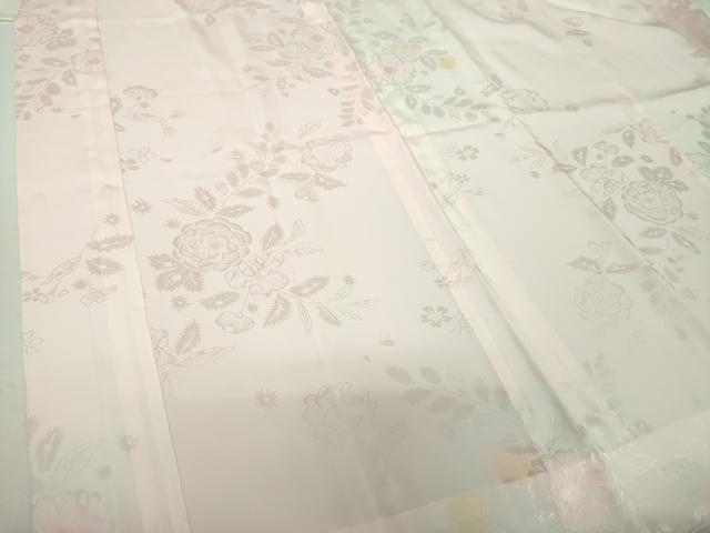 平和屋着物●振袖用長襦袢　無双仕立て　辻が花地紋　暈し染め　正絹　逸品　未使用　DABG8209ps