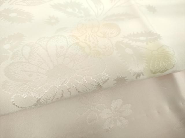 平和屋着物●振袖用長襦袢　無双仕立て　辻が花地紋　暈し染め　正絹　逸品　未使用　DABG8209ps