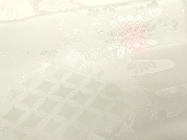 平和屋着物●振袖用長襦袢　無双仕立て　雪輪花地紋　暈し染め　正絹　逸品　未使用　DABG8212ps