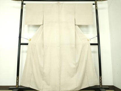平和屋着物●本塩沢　蚊絣　正絹　逸品　DABG8213ps
