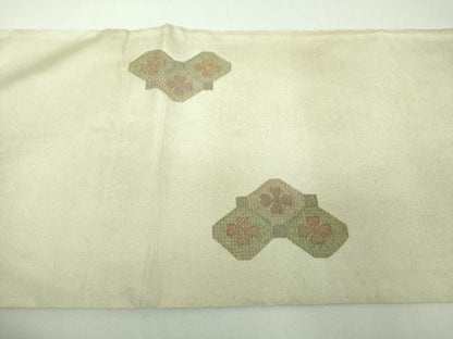 平和屋着物▼中国三大刺繍　スワトウ相良刺繍　汕頭相良刺繍　総刺繍　太鼓柄袋帯　地紙蜀江花文　金彩　正絹　逸品　DABG8226ps