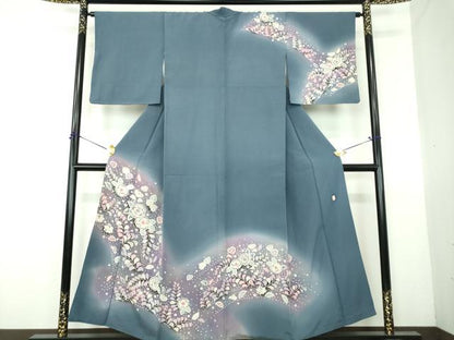 平和屋着物●訪問着　作家物　絞り　辻が花　暈し染め　正絹　逸品　DABG8233ps