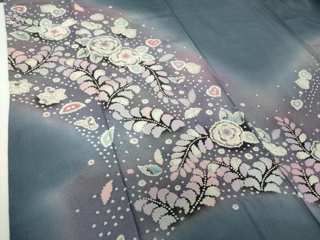 平和屋着物●訪問着　作家物　絞り　辻が花　暈し染め　正絹　逸品　DABG8233ps