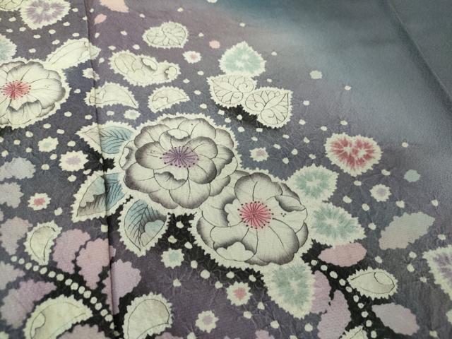 平和屋着物●訪問着　作家物　絞り　辻が花　暈し染め　正絹　逸品　DABG8233ps