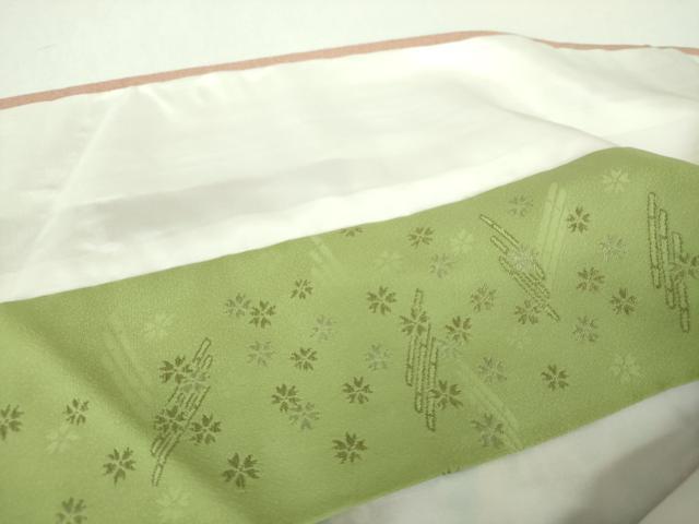 平和屋着物●訪問着　作家物　駒刺繍　絞り　吉祥花文　金彩　正絹　逸品　DABG8235ps
