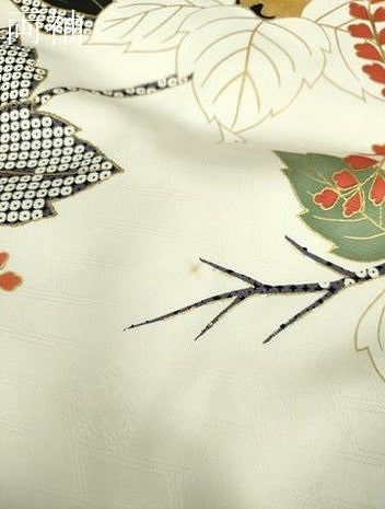 平和屋着物●十日町老舗ブランド　吉澤友禅　吾妻徳穂　振袖　駒刺繍　色紙重ね吉祥花文　金彩　正絹　逸品　DABG8236ps