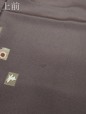 平和屋着物●訪問着　総刺繍　跳兎　片輪車　七宝　金糸　正絹　逸品　DABG8241ps
