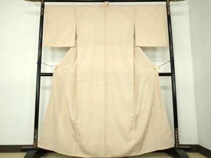 平和屋着物●本塩沢　蚊絣　正絹　逸品　未使用　DABG8242ps