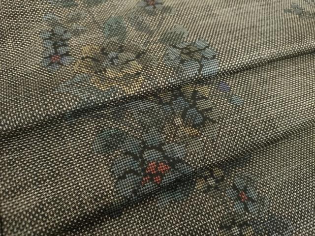 平和屋着物●本場大島紬　7マルキ　花間道　正絹　逸品　DABG8248ps