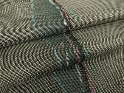 平和屋着物●本場大島紬　9マルキ　よろけ縞　正絹　逸品　DABG8249ps