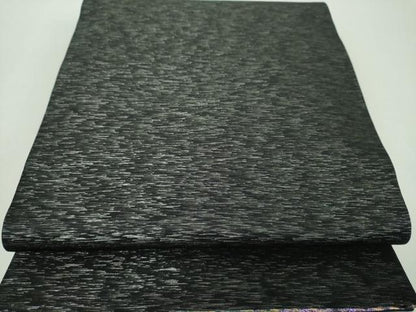 平和屋着物▼両面　六通柄袋帯　流水文　金糸　正絹　逸品　DABG8326ps