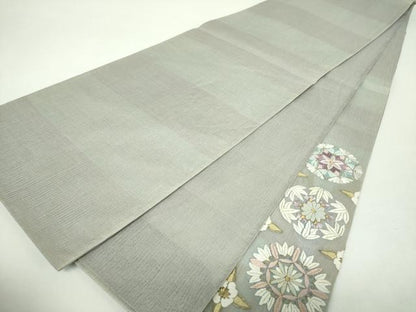 平和屋着物＊夏物　中国三大刺繍　相良刺繍　総刺繍　太鼓柄袋帯　花丸文　金糸　正絹　逸品　DABG8370ps