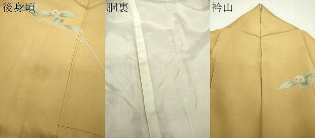 平和屋着物●十日町友禅作家　関口遼一　訪問着　人物枝花文　正絹　逸品　DABG8403ps