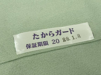 平和屋着物●十日町友禅作家　関口遼一　訪問着　人物枝花文　正絹　逸品　DABG8403ps