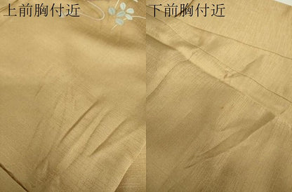 平和屋着物●訪問着　鼓地紙花文　暈し染め　金彩　正絹　逸品　DABG8423ps
