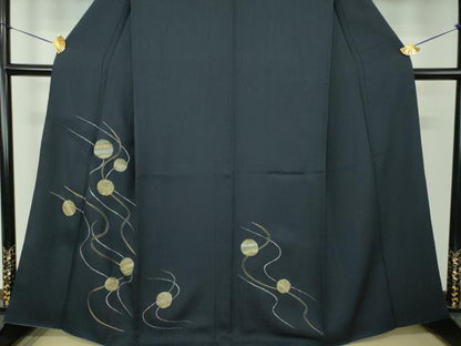 平和屋着物●中国三大刺繍　スワトウ刺繍　汕頭刺繍　総刺繍　訪問着　流水花丸文　金銀彩　健勝苑扱い　正絹　逸品　DABG8428ps