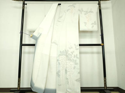 平和屋着物●訪問着　藤花房　金彩　正絹　逸品　DABG8434ps