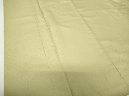 平和屋着物●上質な色無地　福叶　柳茶色　正絹　逸品　DABG8458ps