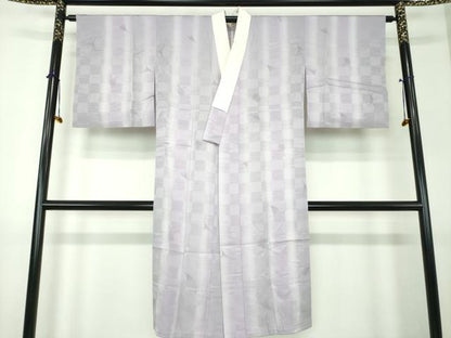 平和屋着物●上質な長襦袢　無双仕立て　舞葉文　暈し染め　やまと金ラベル　正絹　逸品　DABG8480ps