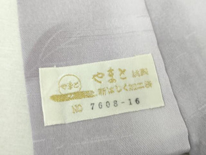 平和屋着物●上質な長襦袢　無双仕立て　舞葉文　暈し染め　やまと金ラベル　正絹　逸品　DABG8480ps