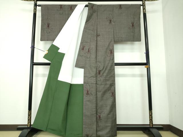 平和屋着物●本場大島紬　9マルキ　乱菊　正絹　逸品　DABG8501ps