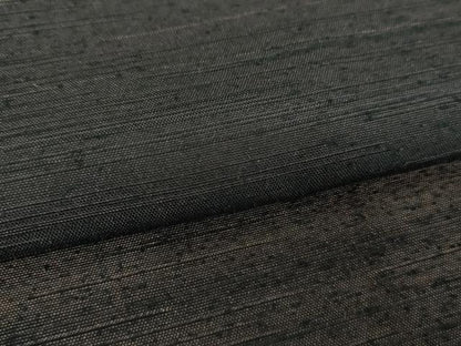 平和屋着物●上質な紬　横段文　正絹　逸品　DABG8510ps