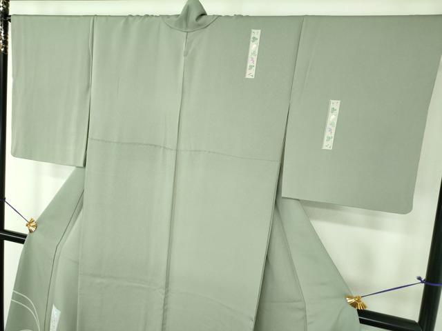 平和屋着物●訪問着　友禅　結び紐花鳥文　正絹　逸品　DABG8512ps