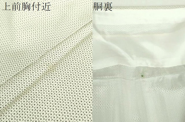平和屋着物●上質な紬　100亀甲　総詰め　正絹　逸品　未使用　DABG8516ps